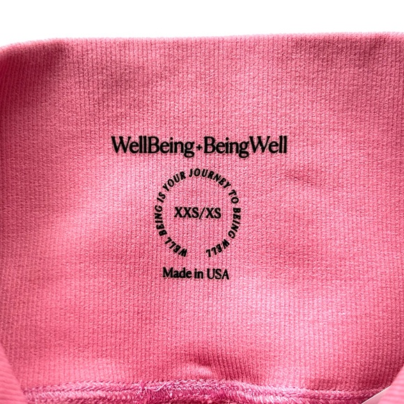 🍂NWOT Well Being/Being Well Pink Leggings. Size: XXS/XS - Picture 5 of 8